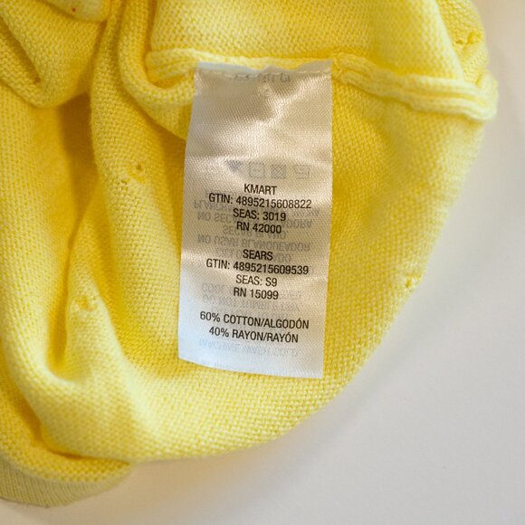Basic Editions Yellow Lightweight Sweater - Picture 6 of 8